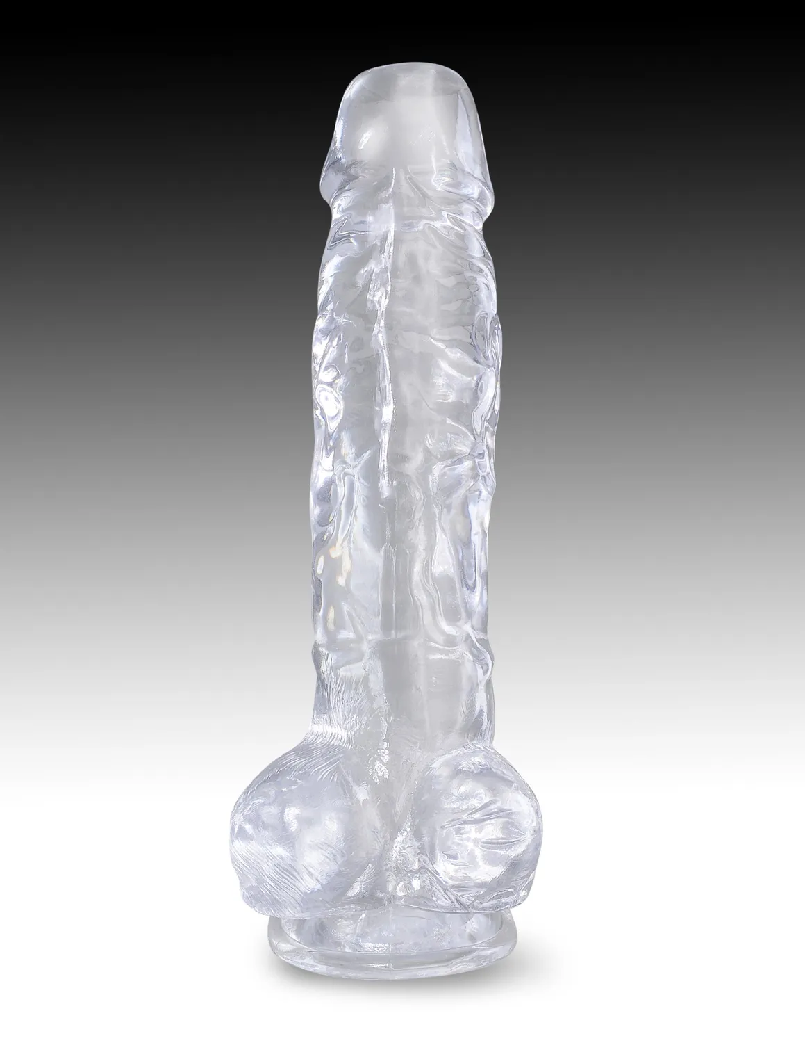 Pipedream King Cock Clear 8 inch realistische dildo transparant