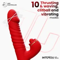 Intoyou Ascen stotende vibrator met app en 3 motors