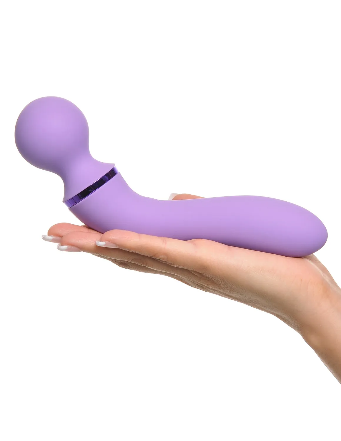 Pipedream Fantasy For Her Duo Wand Massage-Her wand vibrator paars