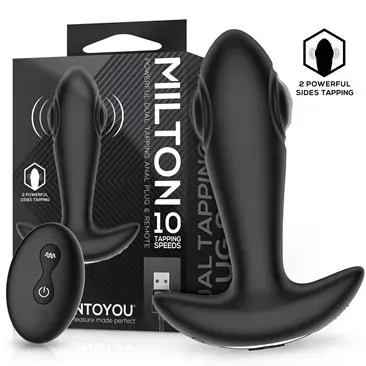 Intoyou Milton anale plug met tapping afstandsbediening