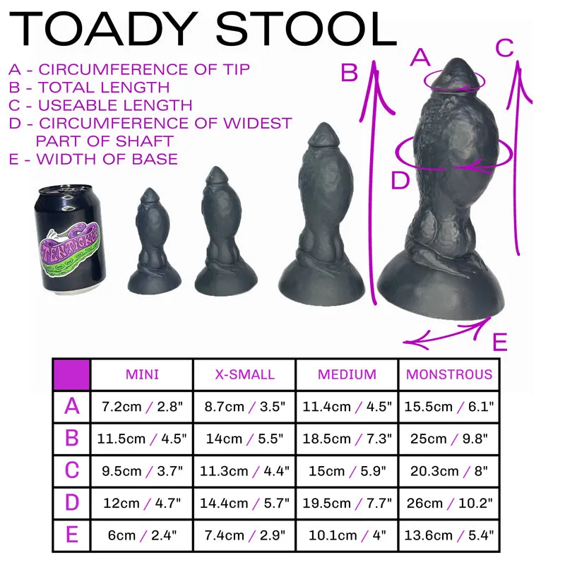 Tentickle Toady Stool Witch Legs dildo medium medium