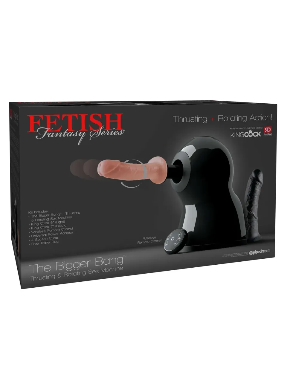 Pipedream Fetish Fantasy Bigger Bang sexmachine thrusting roterend