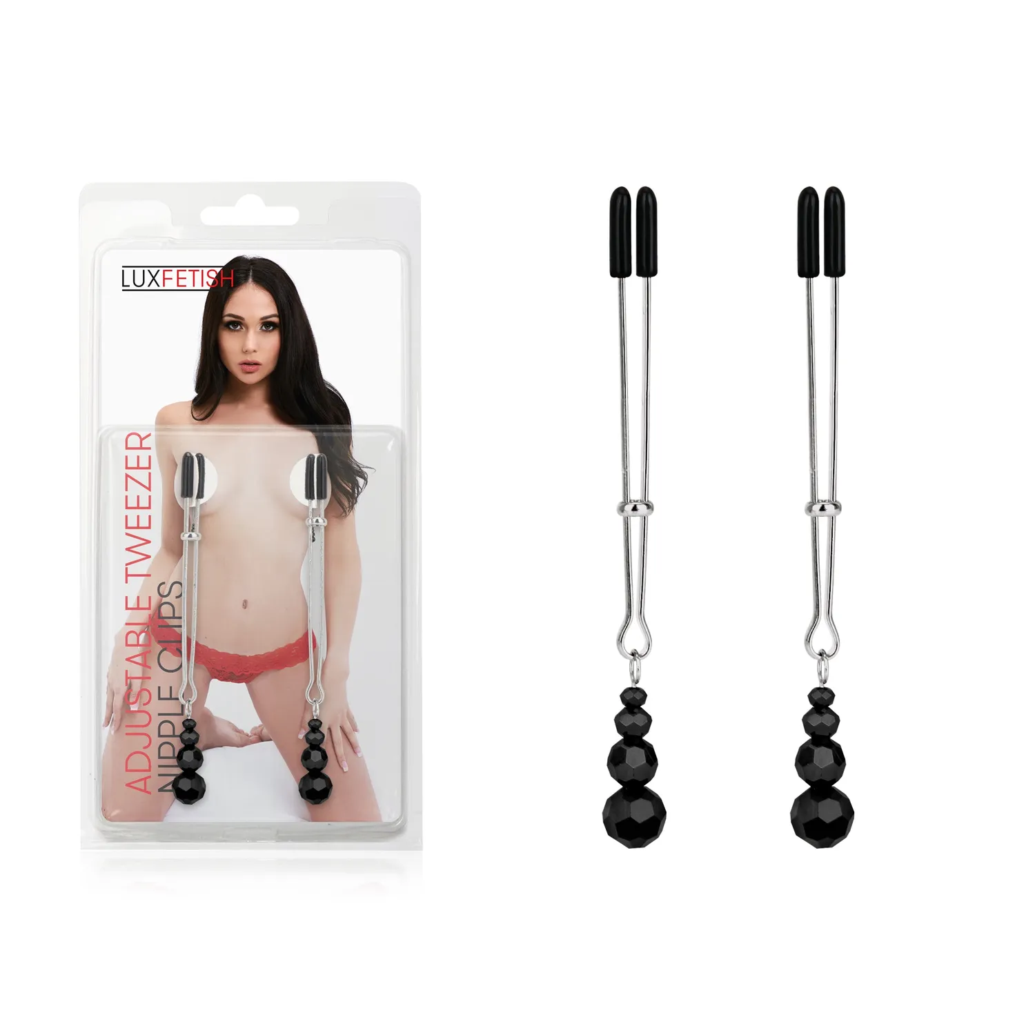 Lux Fetish Verstelbare Tepelklemmen Pincet