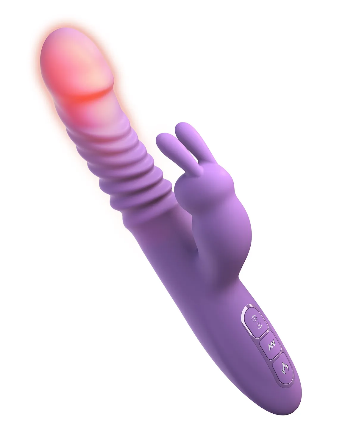 Pipedream Fantasy For Her Thrusting rabbit vibrator paars verwarmend