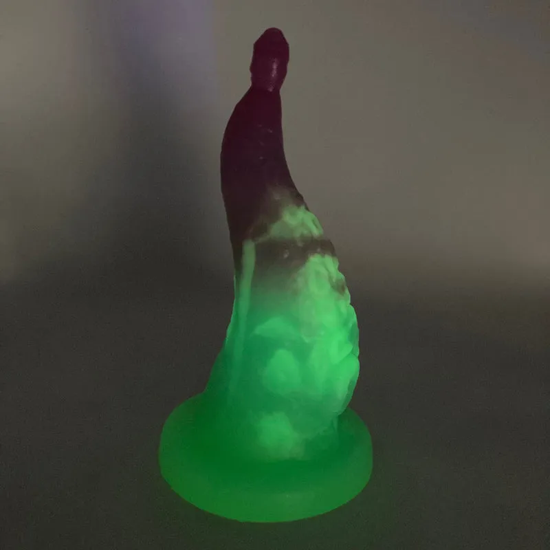Tentickle Greb Mermaid Lemonade dildo medium UV glow