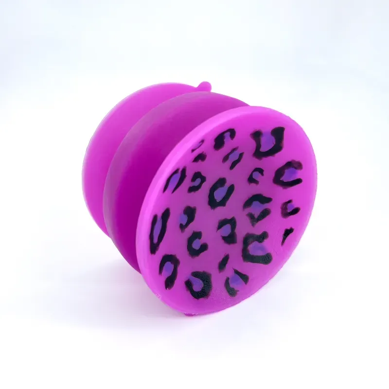 Tentickle Vio-Leopard #1 dubbele zuignap medium glow in the dark