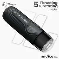 Intoyou Egor Masturbator Stotend Roterend Zwart Turbo