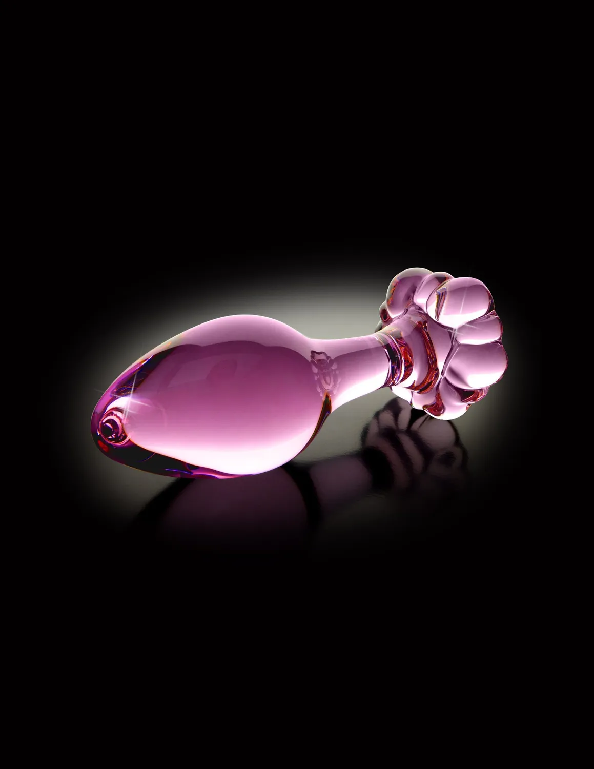 Pipedream Icicles No. 48 glazen buttplug roze