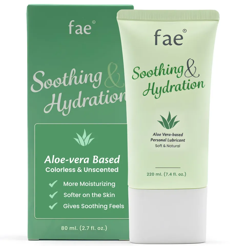 Fae Aloe Vera glijmiddel op waterbasis 80 ml mild