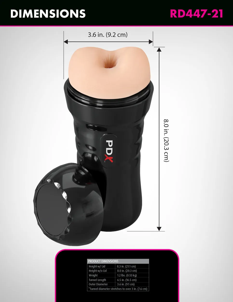 Pipedream PDX Extreme Wet Bussies Butthole masturbator