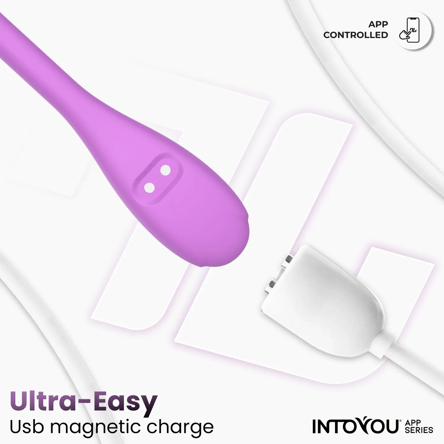 Intoyou Logan Vibratie-ei Paars siliconen