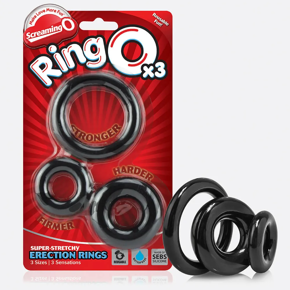 Screaming O Valentine's Pleasure Kit voor hem cockring set