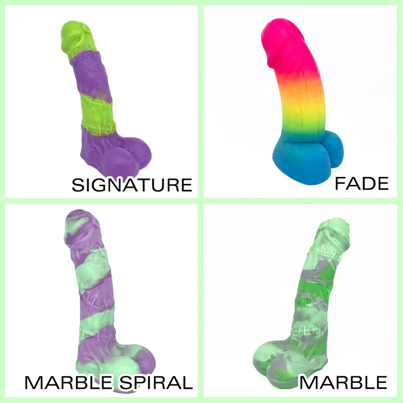 Tentickle Frankie fantasy dildo met ribbelsegmenten