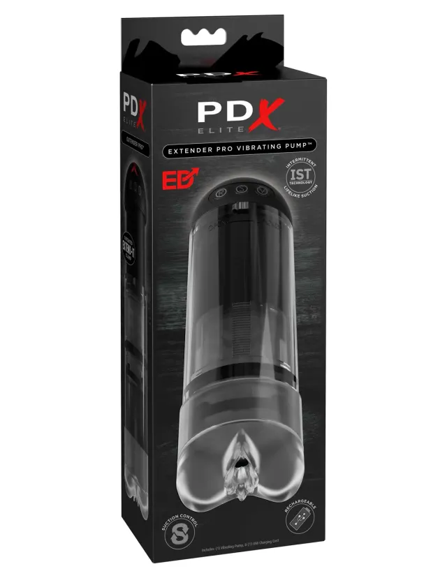Pipedream PDX Elite Extender Pro Vibrating penispomp