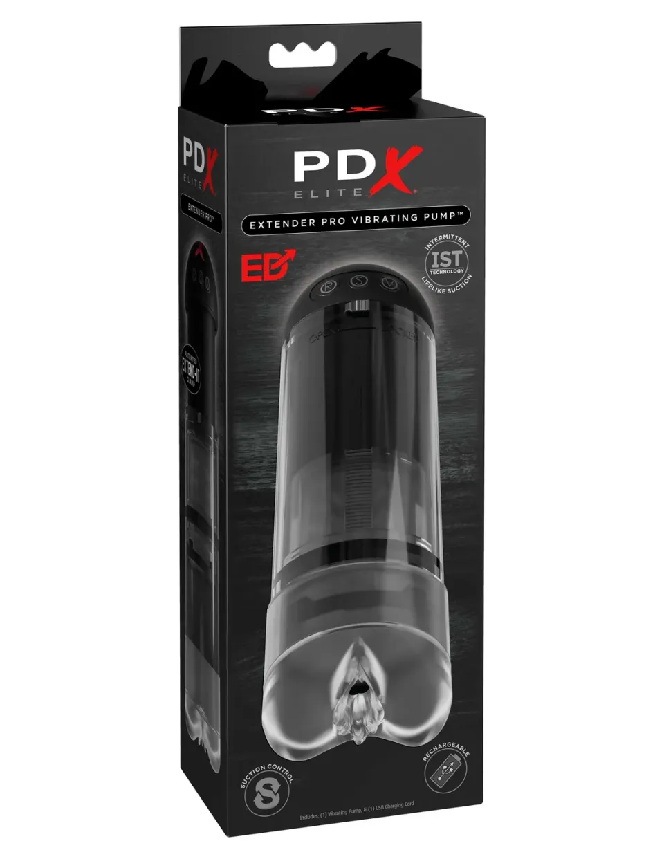 Pipedream PDX Elite Extender Pro Vibrating penispomp