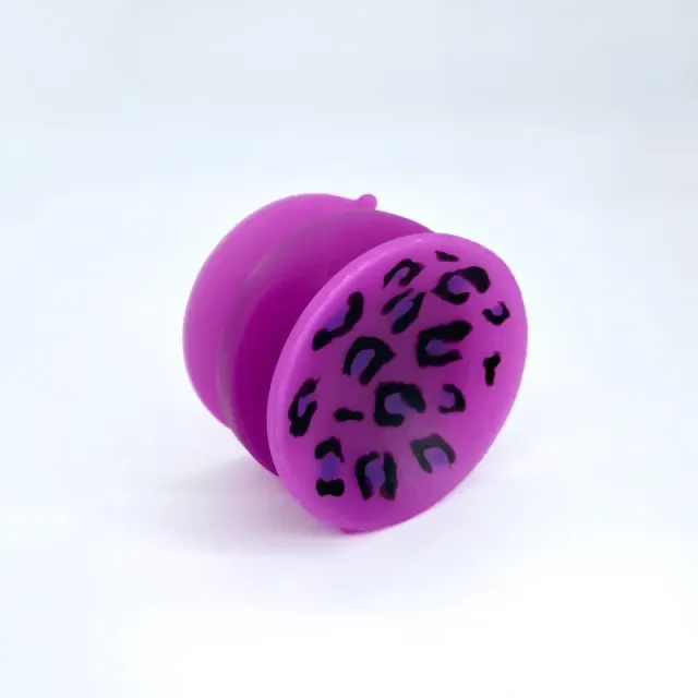 Tentickle Vio-Leopard zuignap small dubbelzijdig glow in the dark