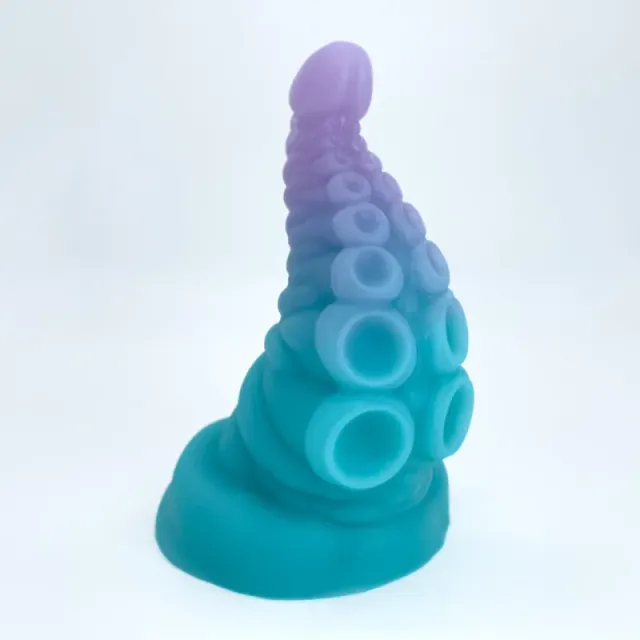 Tentickle Tenton Amethyst Sky siliconen dildo small soft