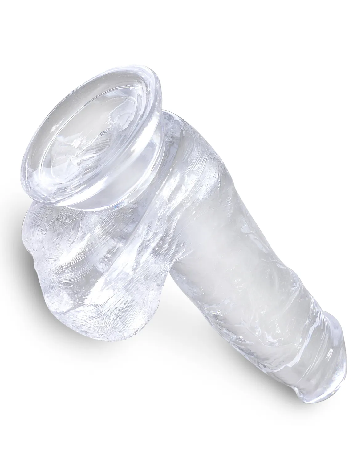 Pipedream King Cock 6 inch dildo transparant met zuignap