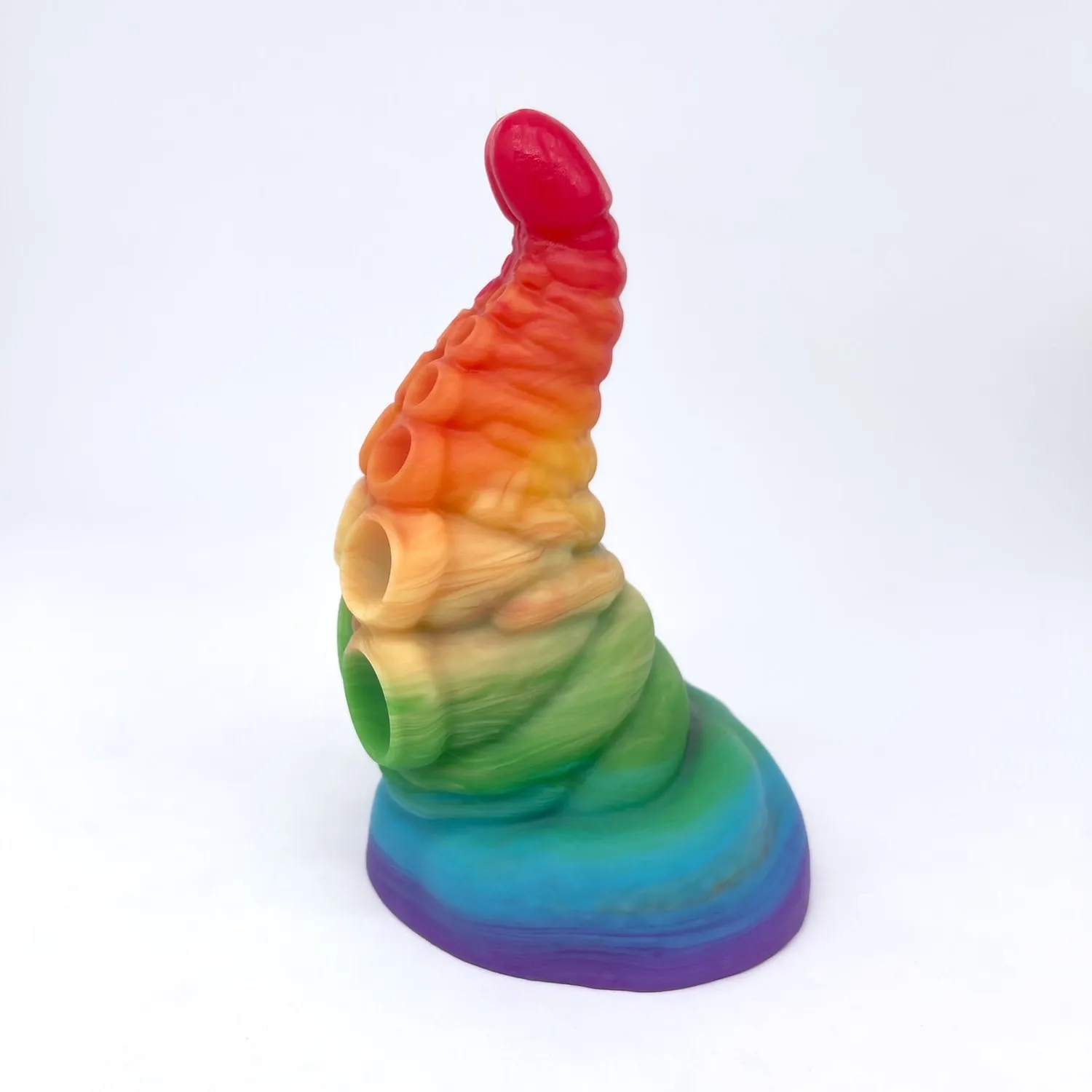 Tentickle Tenton Rainbow Stack dildo small super soft