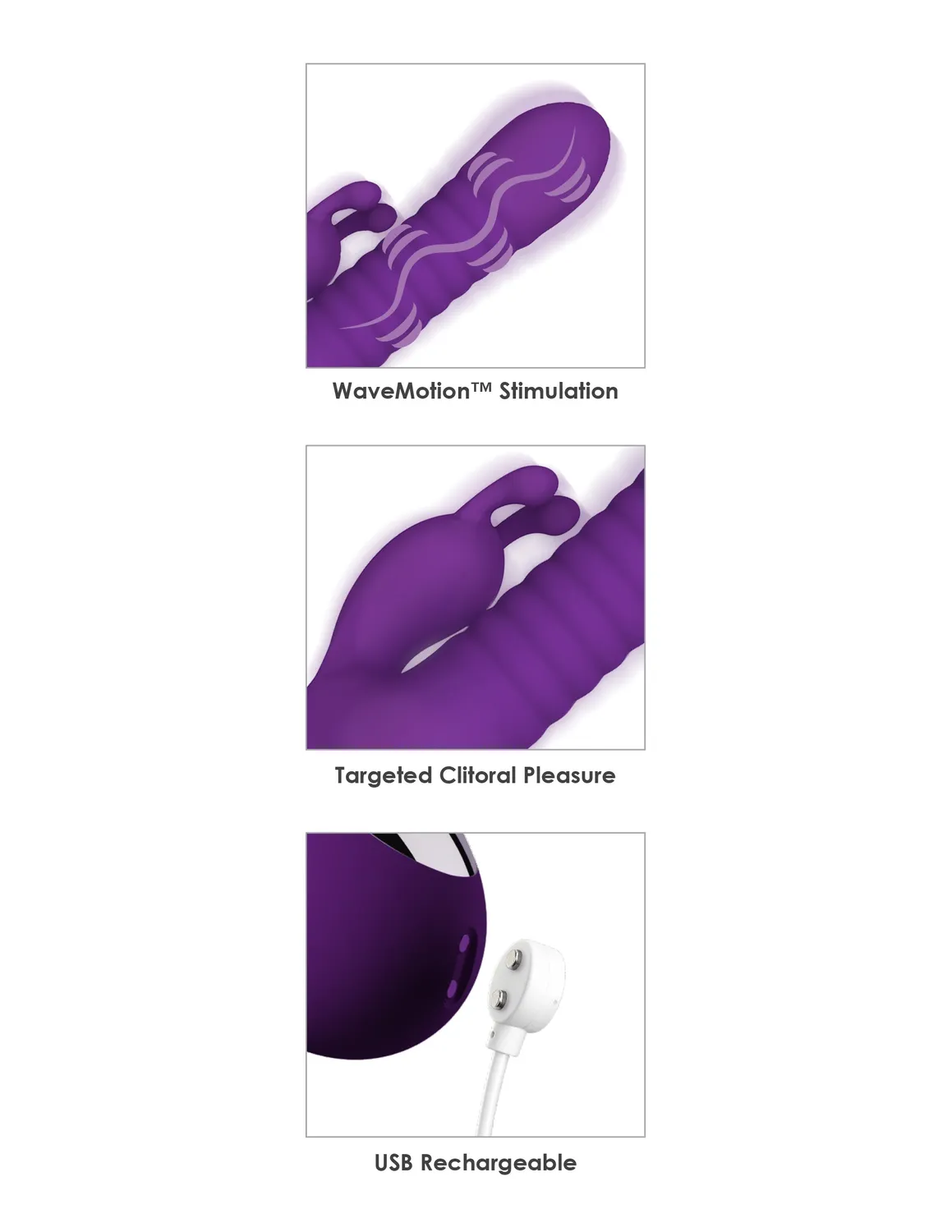Pipedream Fantasy For Her Wave Rabbit Vibrator oplaadbaar
