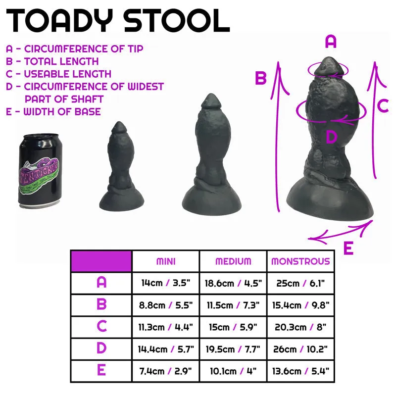 Tentickle Toady Stool Trans Pride Drips dildo mini medium