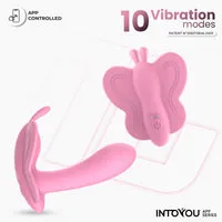 Intoyou Wingy vlinderstimulator met app roze duo
