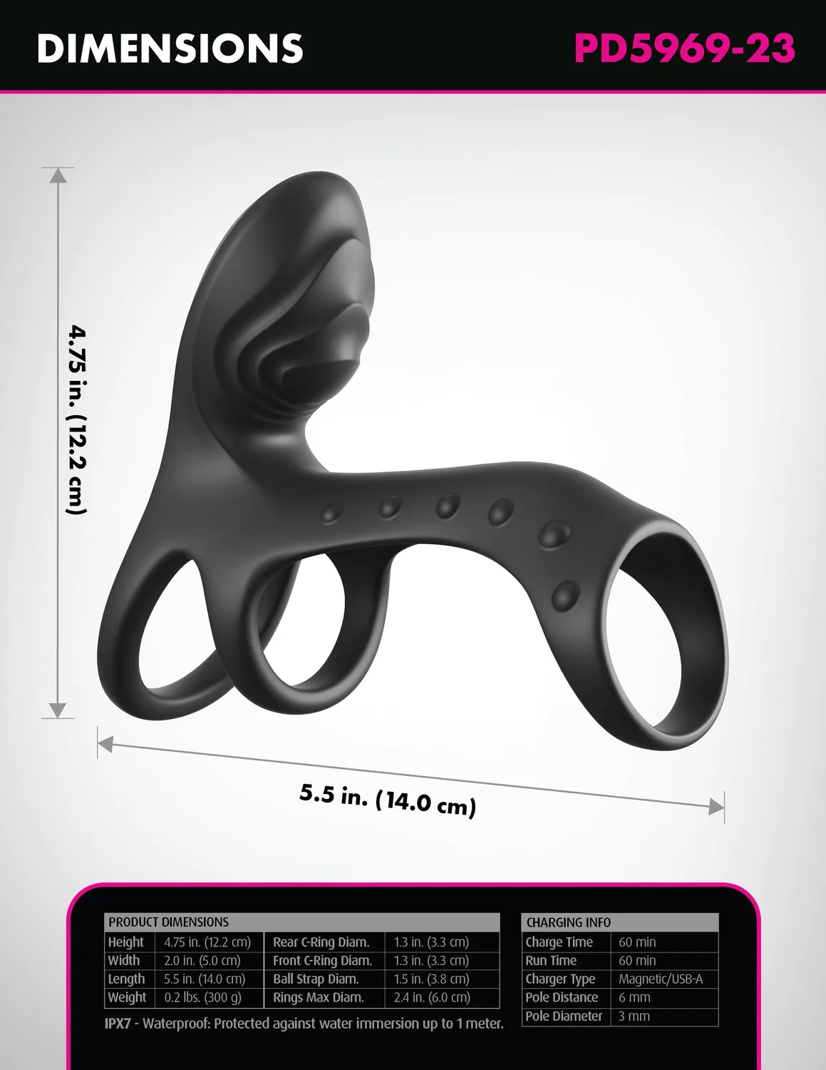 Pipedream Fantasy C-Ringz Couples Cage Pro penisring vibrerend