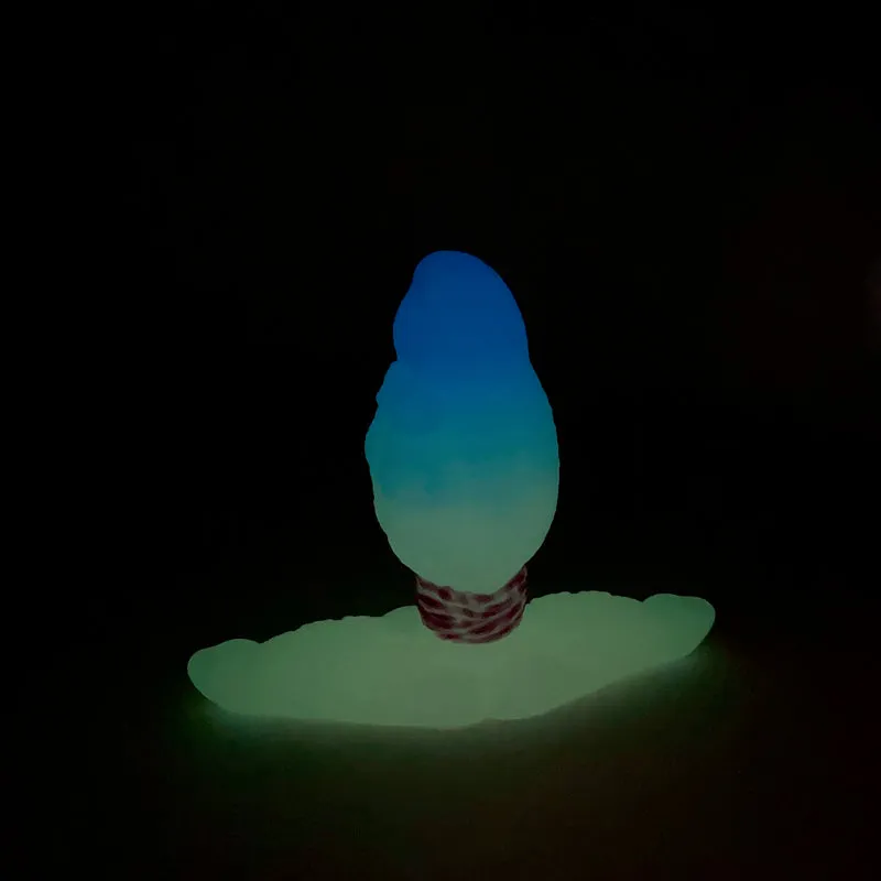 Tentickle Skwee Ice n Glow vaginale plug large small base