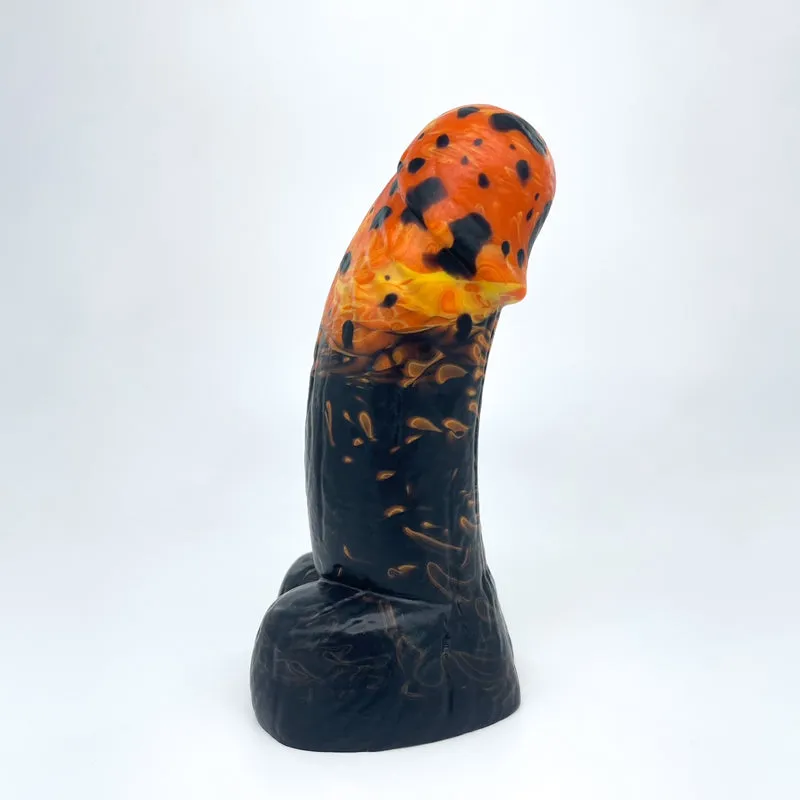 Tentickle Woodsman Fire Frog small dildo soft glow