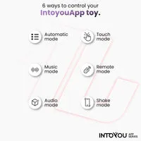 Intoyou Vibrating Egg with Waving and App tril-ei roze