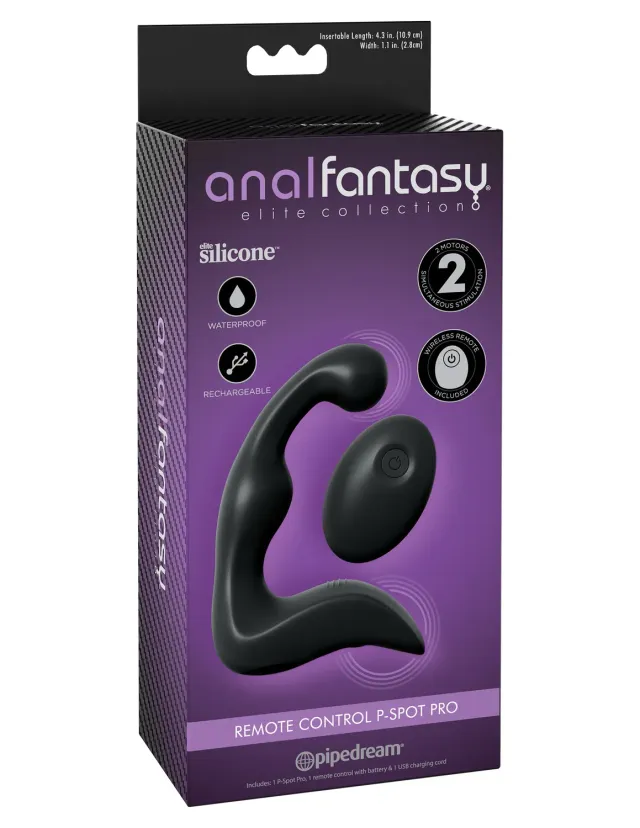 Pipedream Anal Fantasy P-Spot Pro prostatavibrator met afstandsbediening