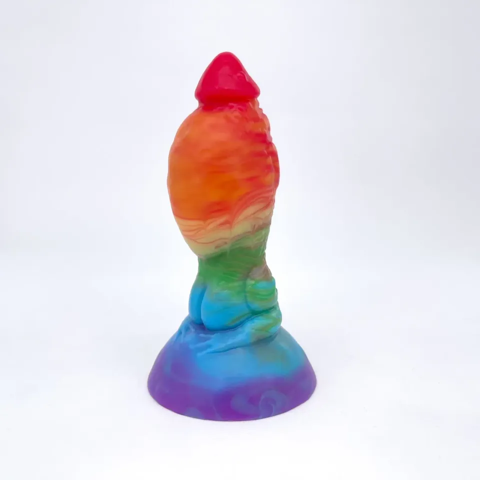 Tentickle Toady Stool Rainbow Stack dildo mini extra zacht