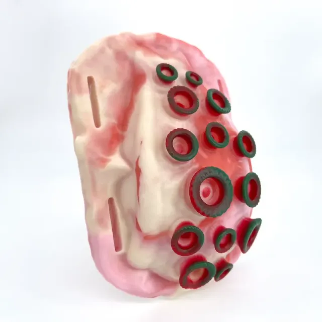 Tentickle Gorj Strawberry Popsicle grinder super soft siliconen