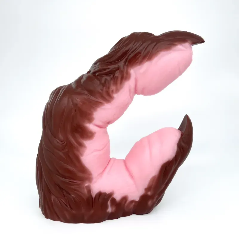 Tentickle Wölfing Signature dildo bruin roze monstrous