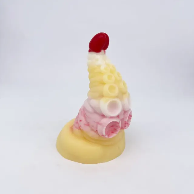 Tentickle Tenton Strawberry Layer Cake dildo small soft OO30