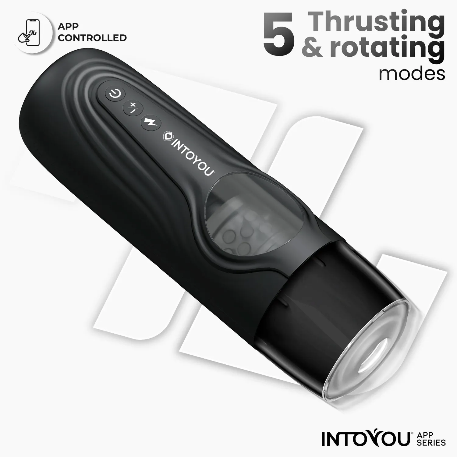 Intoyou Egor Masturbator Thrusting Rotatie Zwart