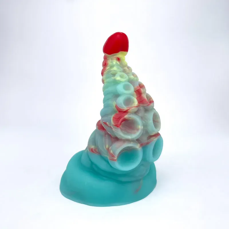 Tentickle Tenton Blue Hawaiian dildo medium zacht