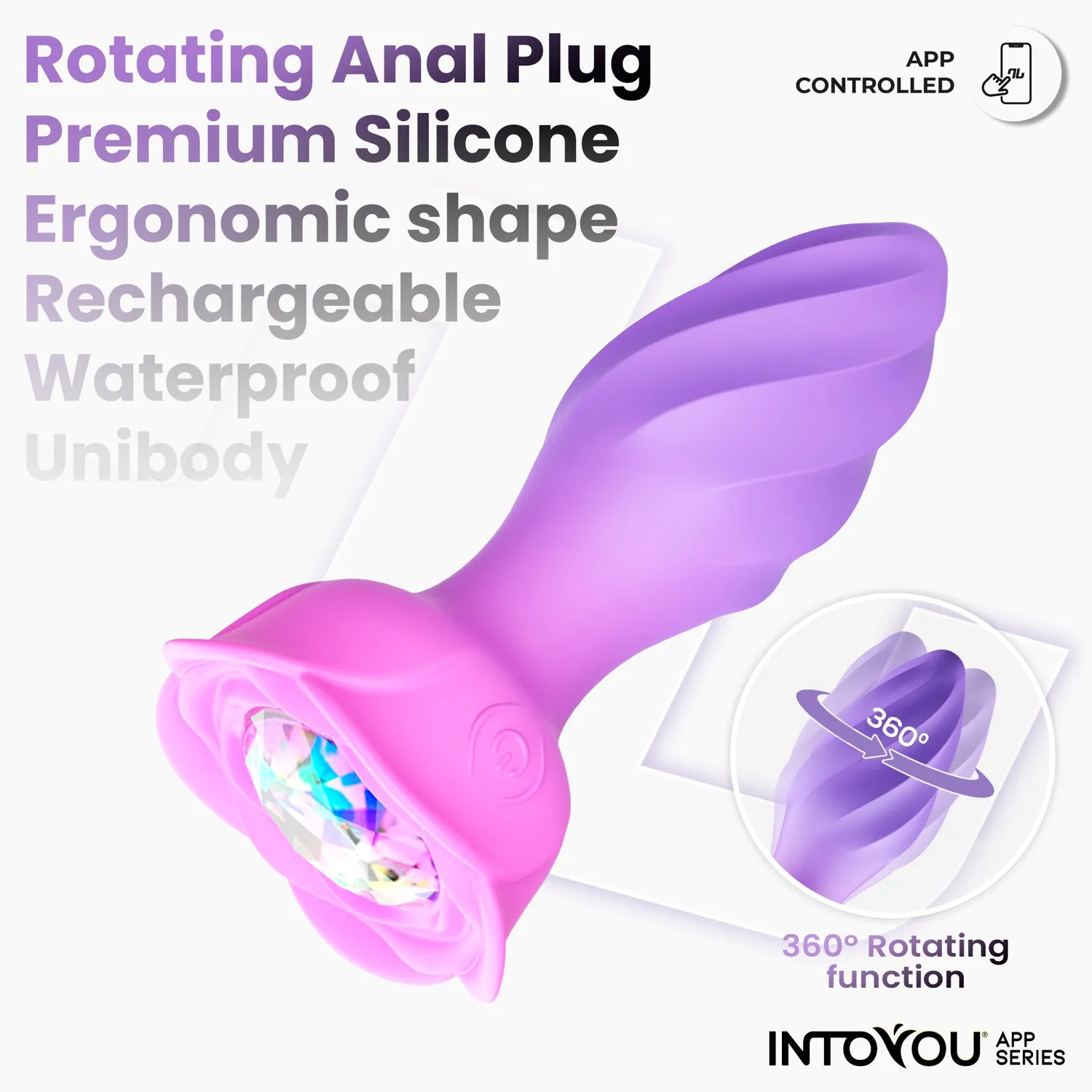 Intoyou Moxy anale plug met app en rotatie