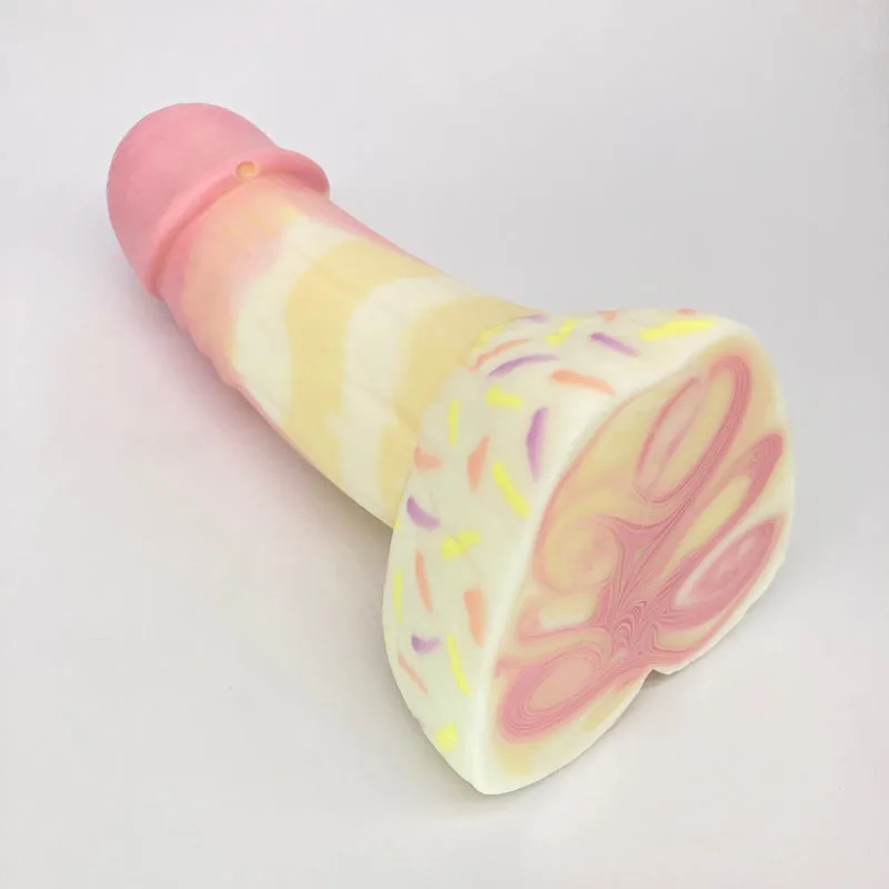 Tentickle Woodsman Cake Drip dildo monstrous medium siliconen