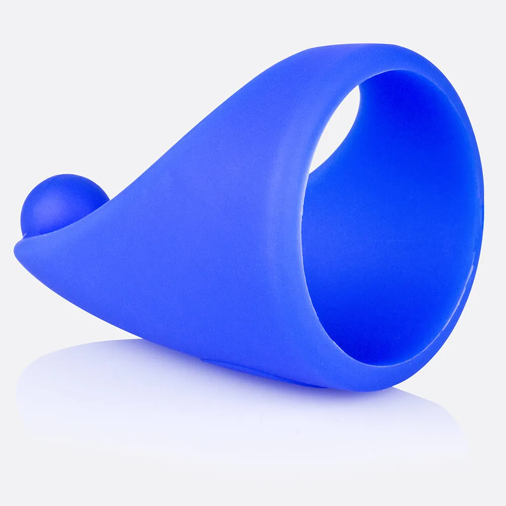 Screaming O SwingO Sling Siliconen Cockring Zwart perineum