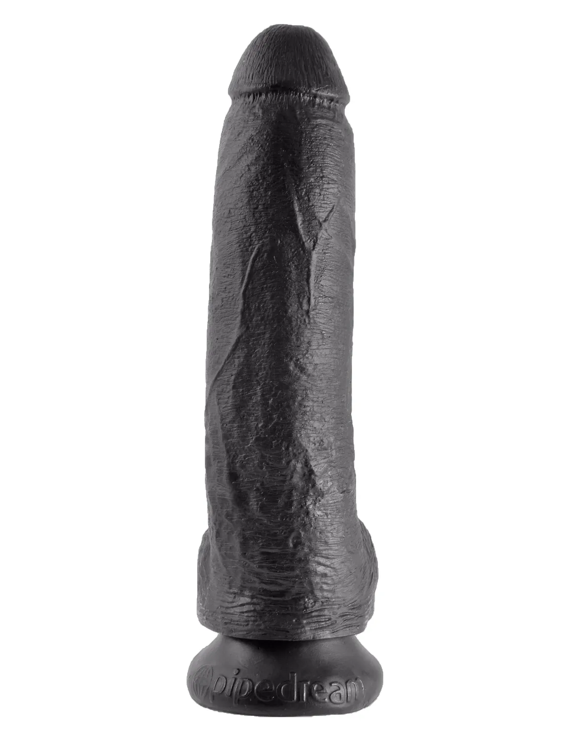 Pipedream King Cock 9 inch realistische dildo zwart met zuignap