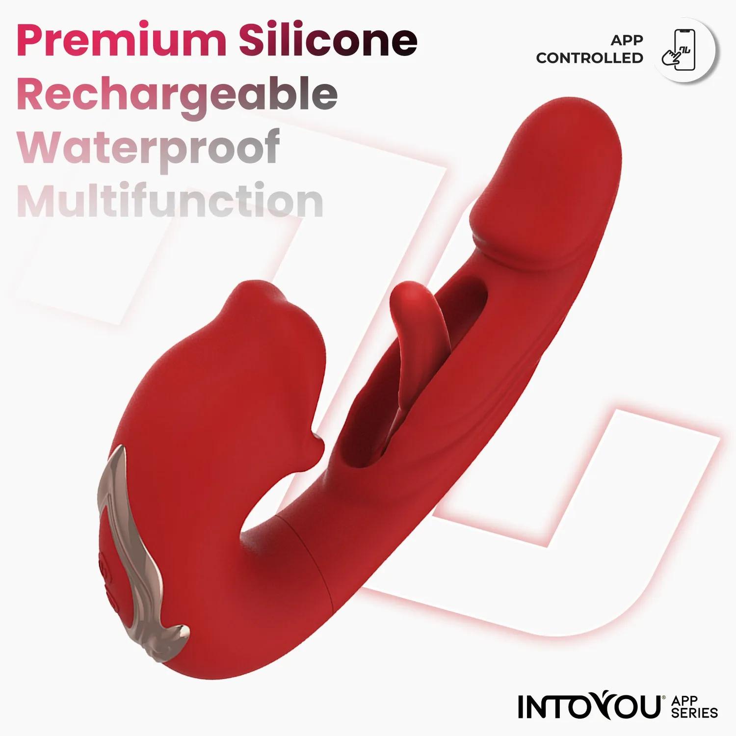 Intoyou Mouty vibrator met app biting en flipping