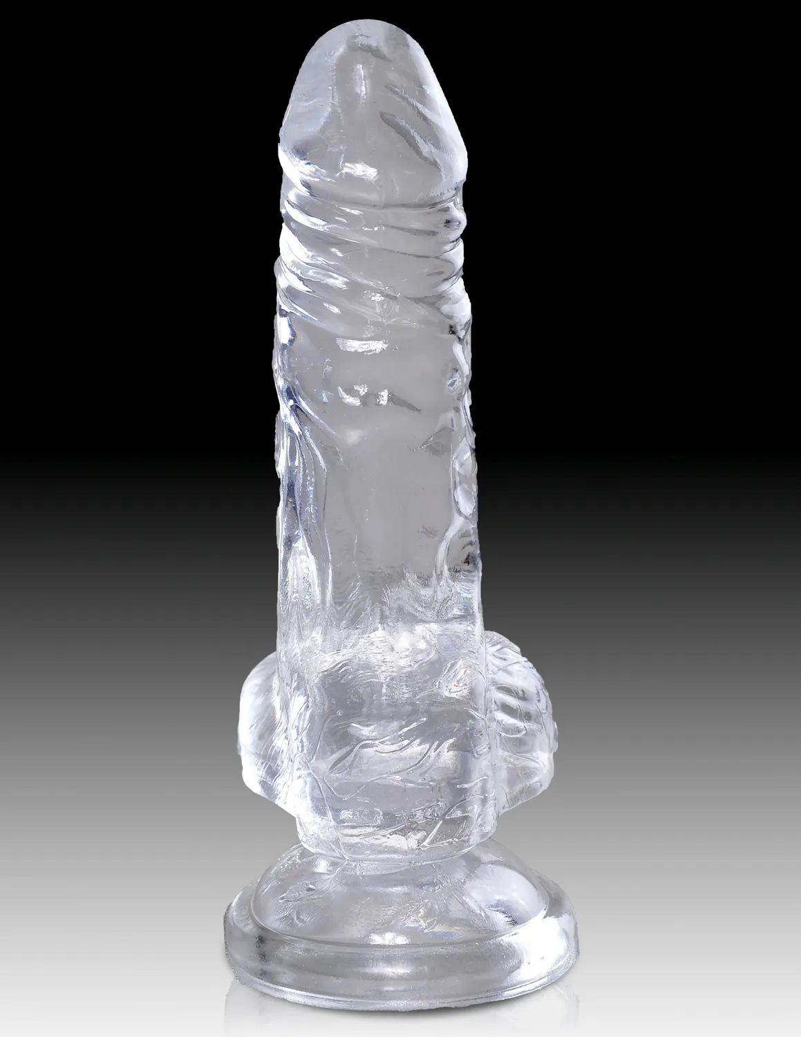 Pipedream King Cock Clear 4 inch dildo transparant met zuignap