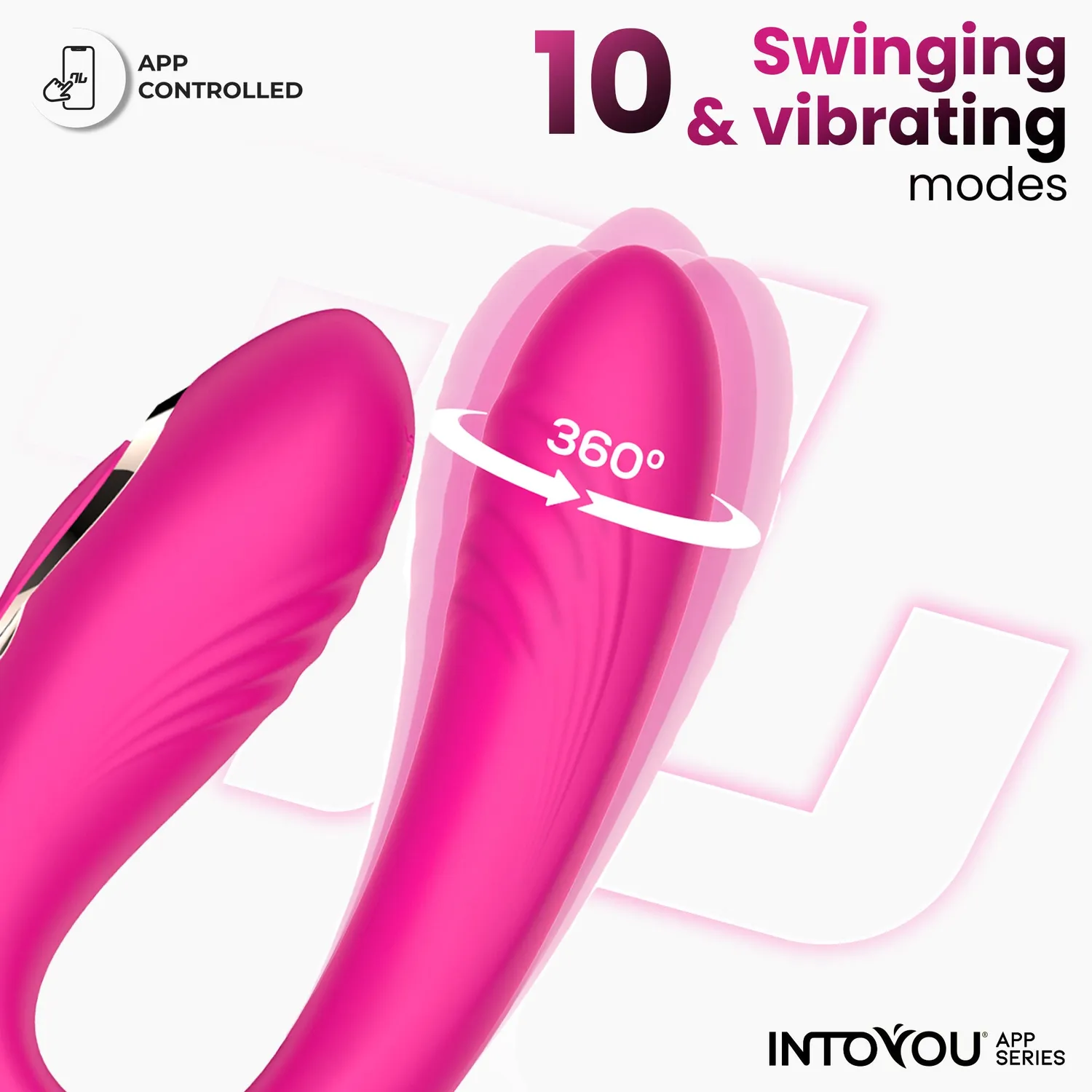Intoyou Couty koppelsvibrator 360° oscillatie app