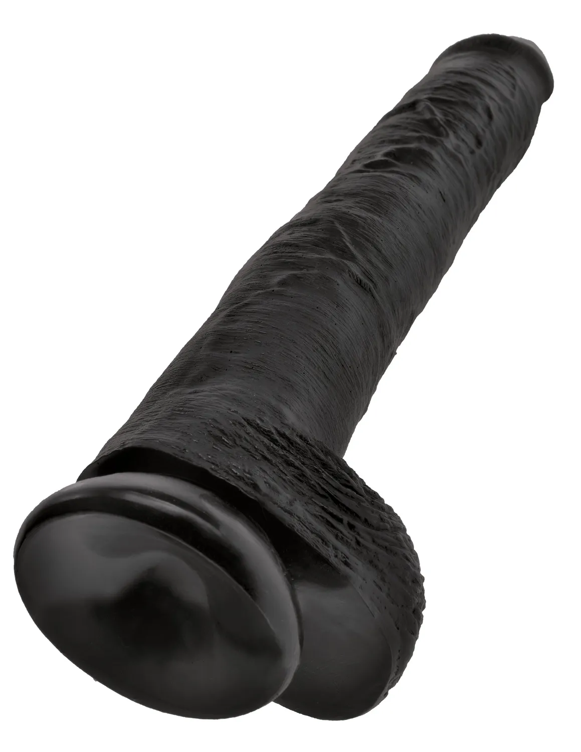 Pipedream King Cock 14 Cock with Balls dildo zwart realistisch