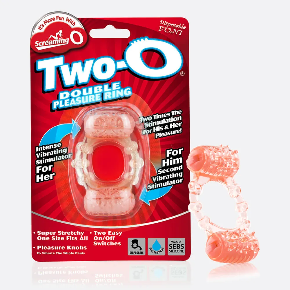 Screaming O Two-O vibrerende penisring disposable dubbele motor