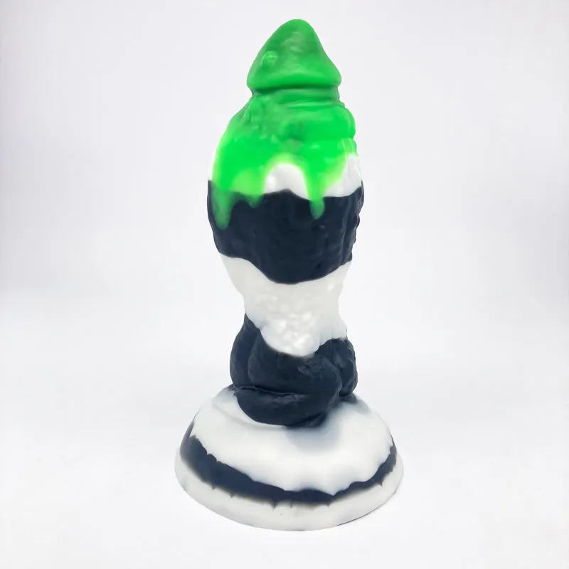 Tentickle Toady Stool Sandworm dildo medium UV groen