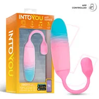Intoyou NexEgg Motion vibratie-ei roze/turquoise stuwend