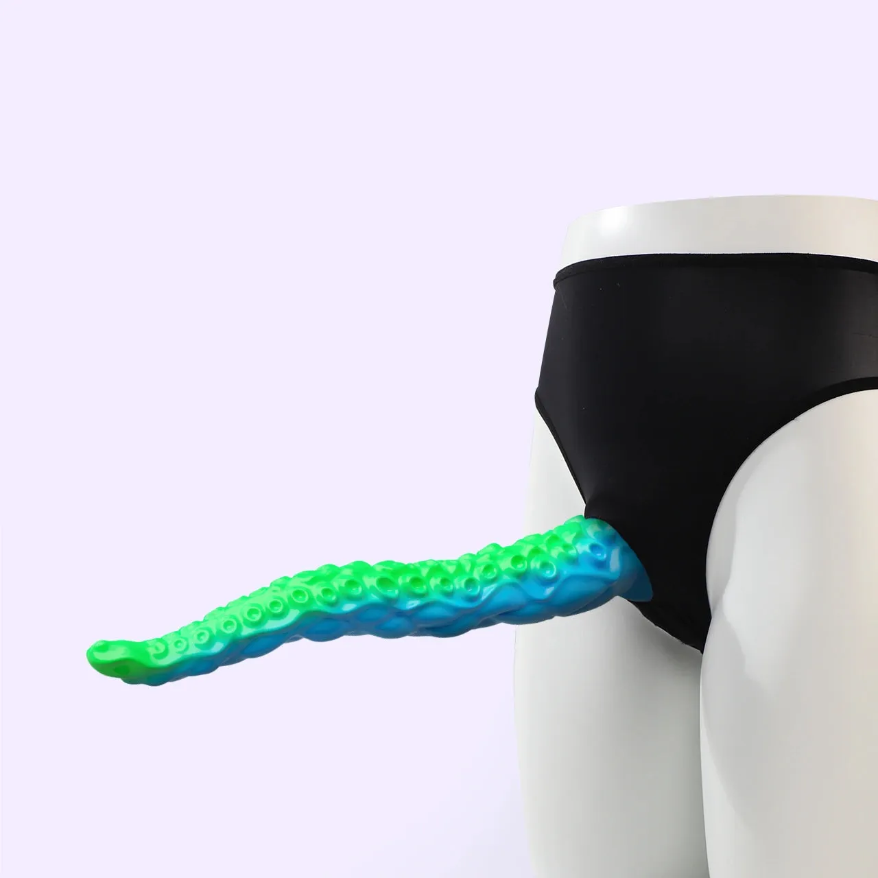 Beisar Divers dildo groen glow in the dark tentakel
