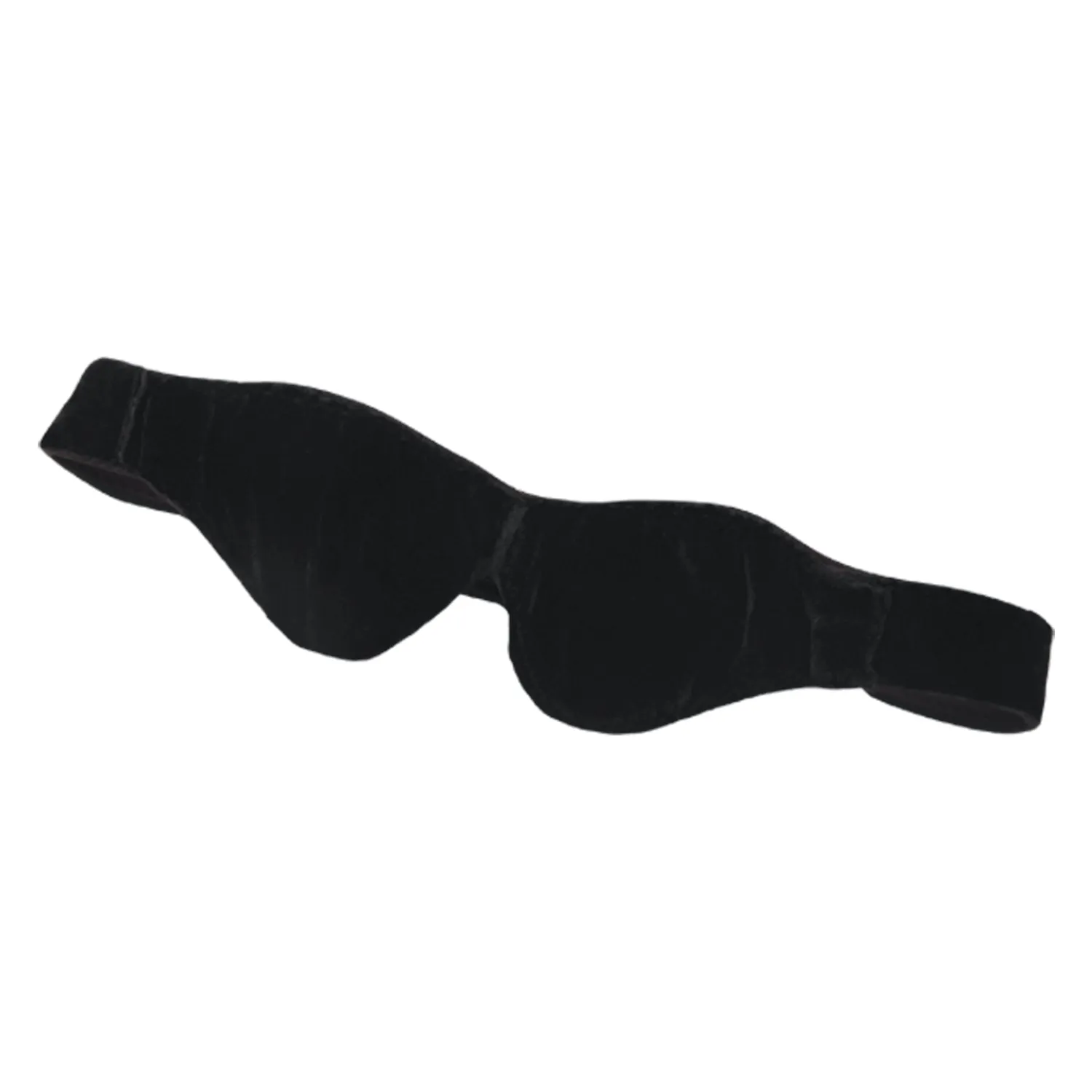 Lux Fetish blinddoek bondage unisex zwart zacht